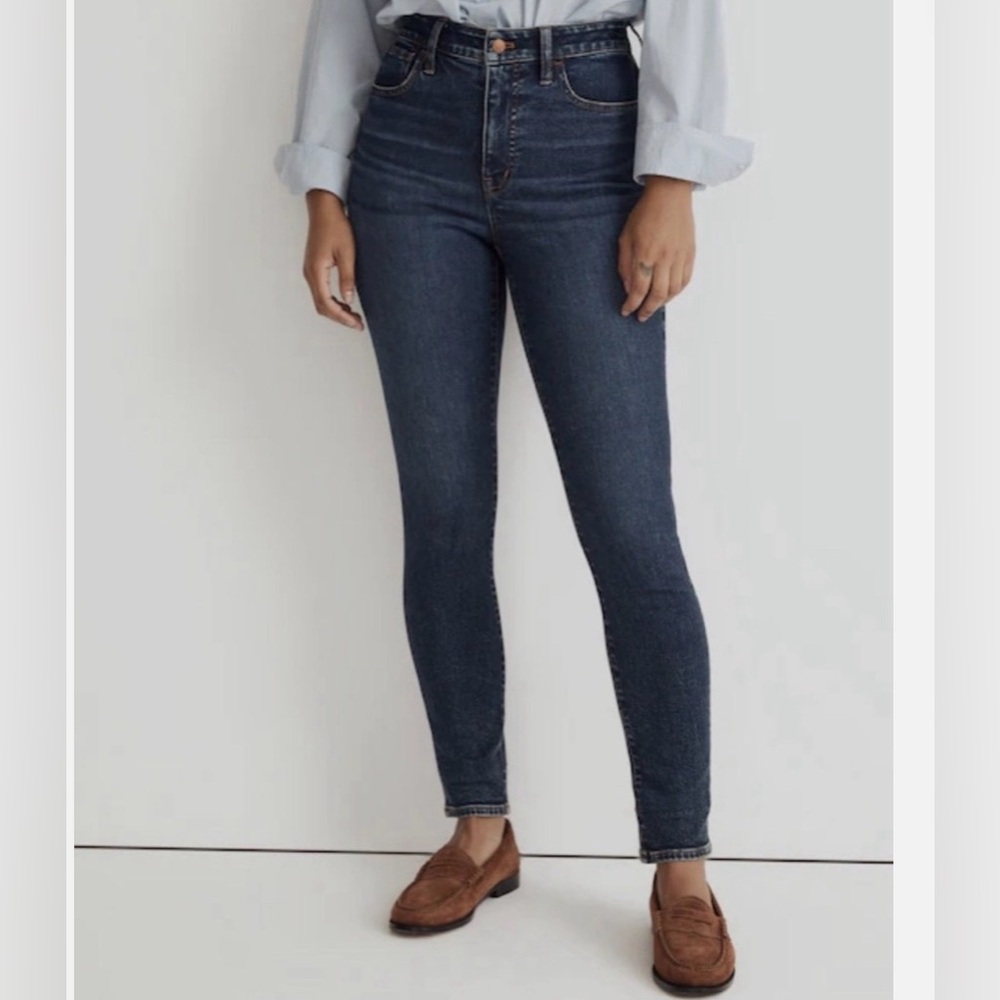 NWT Madewell Curvy Roadtripper Authentic Skinny Stretch Jeans 30T Litchfield NWT